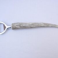 Scottish Red Deer Antler Bottle Opener with Keyring: Lairg Highland Stag