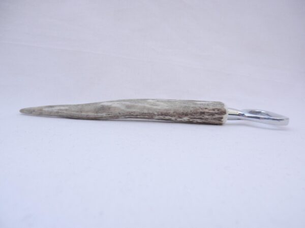 Scottish Red Deer Antler Bottle Opener with Keyring: Lairg Highland Stag