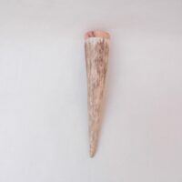 Red Deer Antler Kilt Pin: Scottish Burr Elm Sapwood Gift