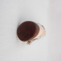 Scottish Stag Antler Kilt Pin: Surinese Snakewood, Highland Gift
