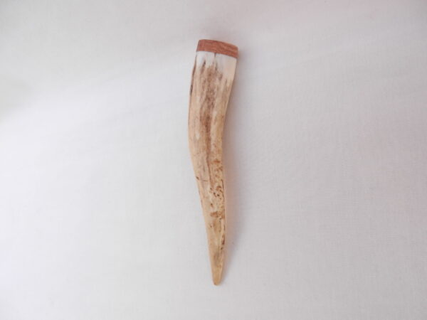 DSCN2923 Scottish Red Deer Antler Kilt Pin: Burr Wych Elm, Handmade