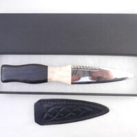 African Blackwood and Scottish Red Deer Antler Sgian Dubh