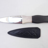 African Blackwood and Scottish Red Deer Antler Sgian Dubh