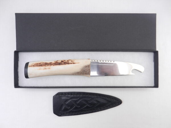 DSCN3190 Natural Sgian Brew in Red Deer Stag Antler and Bog Oak