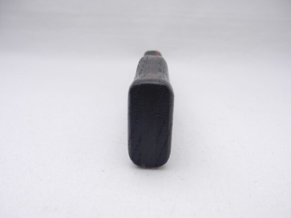 DSCN3257 Bog Oak and Desert Ironwood Burr Damascus Steel Sgian Dubh- sharpened