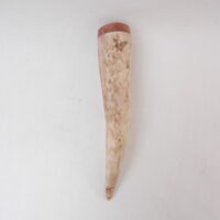 DSCN3279 Scottish Red Deer Antler Kilt Pin with Burr Wych Elm
