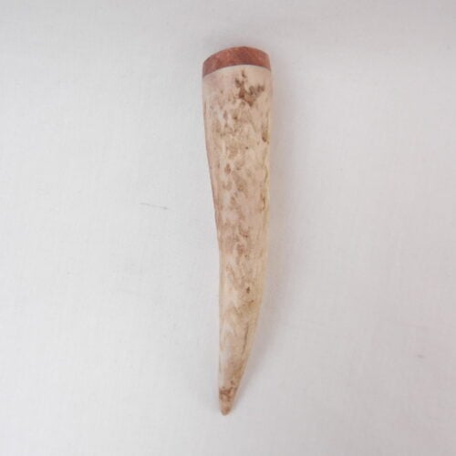Scottish Red Deer Antler Kilt Pin with Burr Wych Elm