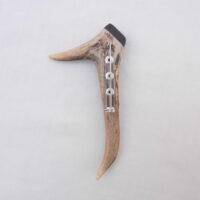 DSCN3299 Scottish Roe Buck Antler Kilt Pin with Bog Oak