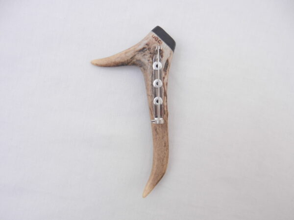 DSCN3299 Scottish Roe Buck Antler Kilt Pin with Bog Oak