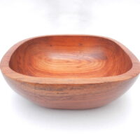 DSCN3330 Small Square Bowl in African Mahogany