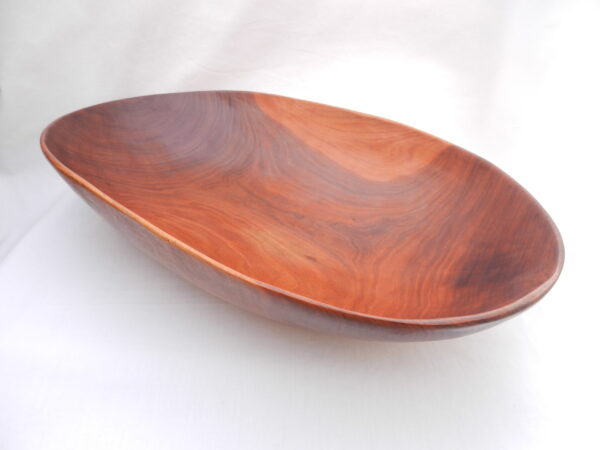 DSCN3358 Large Oval Bowl in Burmese Teak