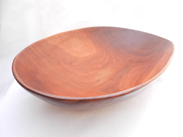 DSCN3359 Large Oval Bowl in Burmese Teak