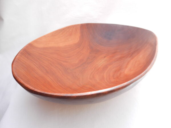 DSCN3360 Large Oval Bowl in Burmese Teak