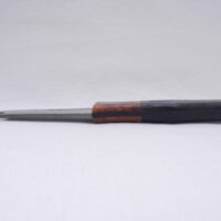 DSCN3391 Special Listing for Paul Stoneman - Bog Oak and Desert Ironwood Burr Damascus Steel Sgian Brew