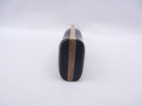 DSCN3406 Special listing for Laura - Scottish Bog Oak and Natural Antler Damascus Sgian Dubh - sharpened
