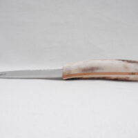 Scottish Red Deer Antler and Burr Wych Elm Sgian Brew, Scottish gift, bottle opener