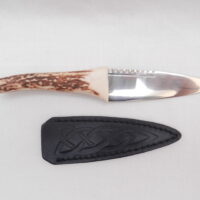 DSCN3471 Natural Sgian Dubh in Scottish Red Deer Stag Antler and Bog Oak