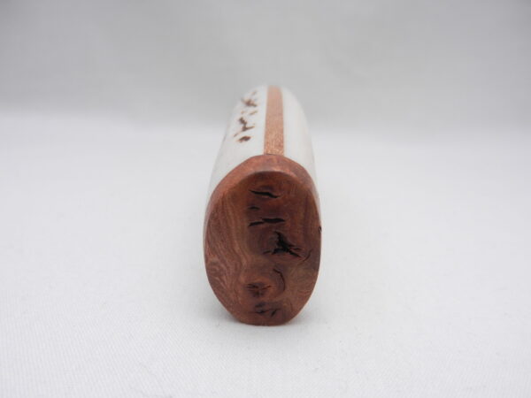 Natural Sgian Dubh in Scottish Red Deer Stag Antler and Burr Wych Elm