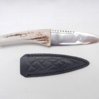 DSCN3484 Natural Sgian Dubh in Red Deer Antler and Snakewood, kilt knife, Scottish gift, wedding gift, groom gift, best man gift, mens gift