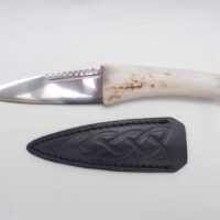 DSCN3485 Natural Sgian Dubh in Red Deer Antler and Snakewood, kilt knife, Scottish gift, wedding gift, groom gift, best man gift, mens gift