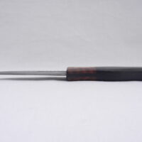 DSCN3505 Damascus Sgian Dubh in African Blackwood and Surinese Snakewood