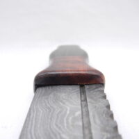 DSCN3507 Damascus Sgian Dubh in African Blackwood and Surinese Snakewood