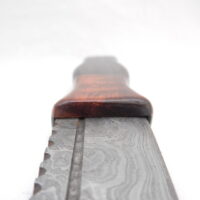 DSCN3508 Damascus Sgian Dubh in African Blackwood and Surinese Snakewood