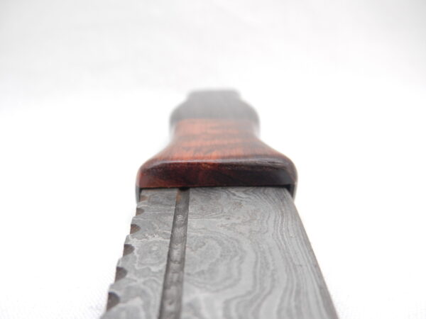 DSCN3508 Damascus Sgian Dubh in African Blackwood and Surinese Snakewood