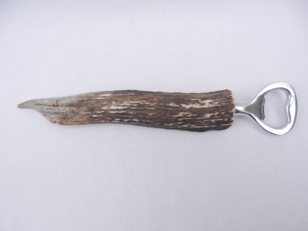 DSCN3518 Scottish Red Deer Antler Bottle Opener with Keyring