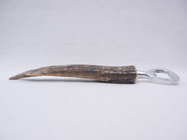 DSCN3519 Scottish Red Deer Antler Bottle Opener with Keyring
