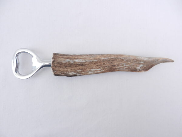DSCN3521 Scottish Red Deer Antler Bottle Opener with Keyring
