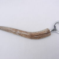 DSCN3524 Scottish Red Deer Antler Bottle Opener with Keyring