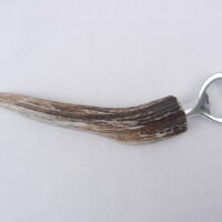 DSCN3541 Scottish Red Deer Antler Bottle Opener with Keyring
