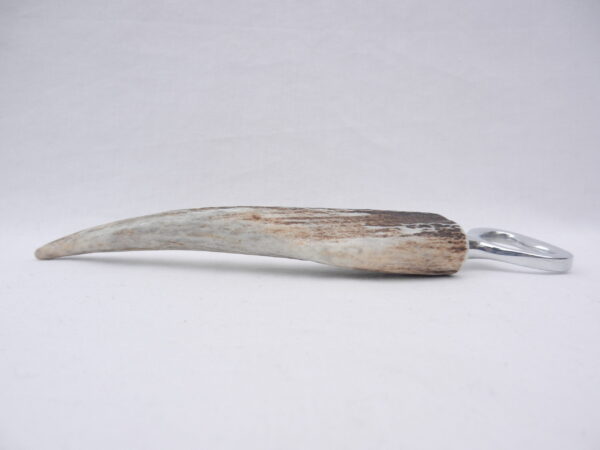 DSCN3542 Scottish Red Deer Antler Bottle Opener with Keyring