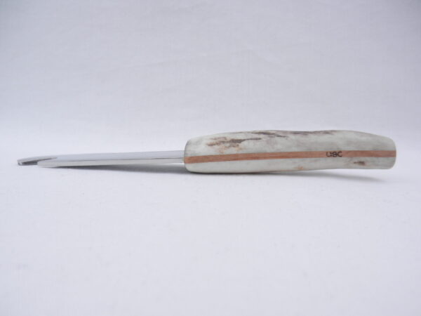 DSCN3567 Natural Sgian Brew in Red Deer Stag Antler with Wych Elm centre