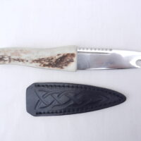DSCN3572 Natural Sgian Brew in Red Deer Stag Antler with Wych Elm centre
