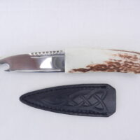 DSCN3587 Natural Sgian Brew in Red Deer Stag Antler with Wych Elm centre