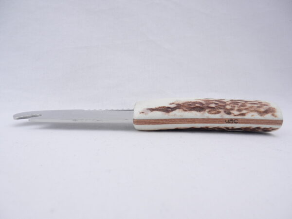 DSCN3588 Natural Sgian Brew in Red Deer Stag Antler with Wych Elm centre