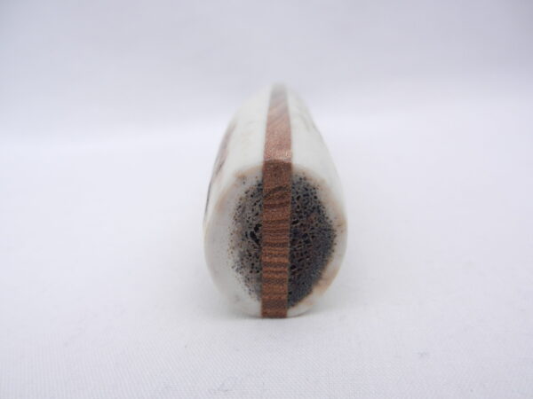Natural Sgian Dubh in Scottish Red Deer Antler with Wych Elm centre