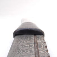 Damascus Steel Sgian Dubh in Red Deer Stag Antler and African Blackwood, Scottish gift, antler gift, wedding gift, groom gift, mens gift