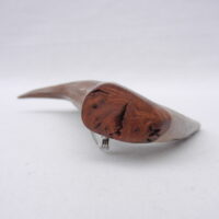 DSCN3884 Scottish Roe Buck Antler Kilt Pin with Burr Wych Elm