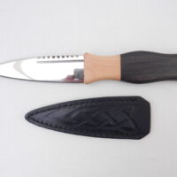 DSCN4147 African Ebony and Scottish Hawthorn Sgian Dubh - sharpened