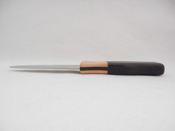 DSCN4149 African Ebony and Scottish Hawthorn Sgian Dubh - sharpened