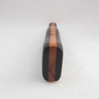 DSCN4199 Sgian Dubh Damascus Steel in African Blackwood and Yew, Scottish gift, wedding gift, groom gift, mens gift