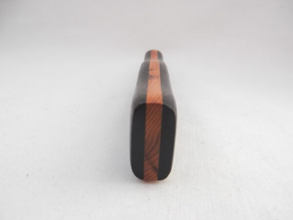 DSCN4199 Sgian Dubh Damascus Steel in African Blackwood and Yew, Scottish gift, wedding gift, groom gift, mens gift