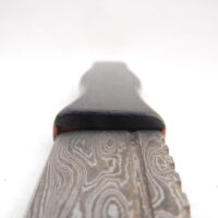 DSCN4200 Sgian Dubh Damascus Steel in African Blackwood and Yew, Scottish gift, wedding gift, groom gift, mens gift