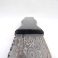 DSCN4201 Sgian Dubh Damascus Steel in African Blackwood and Yew, Scottish gift, wedding gift, groom gift, mens gift