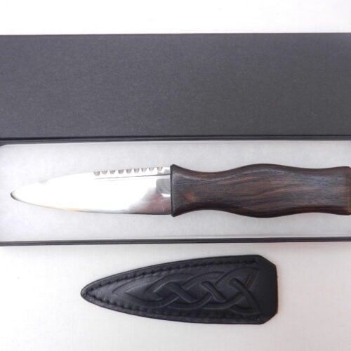 DSCN4210 African Blackwood and Scottish Yew Sgian Dubh, kilt knife, Scottish knife, Scottish gift