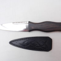 African Blackwood and Scottish Yew Sgian Dubh, kilt knife, Scottish knife, Scottish gift